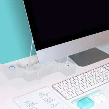 iJoy Flexible Power Strip with USB Ports and Extension Cord