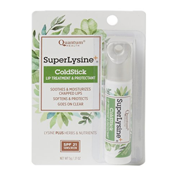 Quantum Health SuperLysine+ ColdStick Lip Sunscreen|Soothes and Moisturizes Lips|Softens and Protect...
