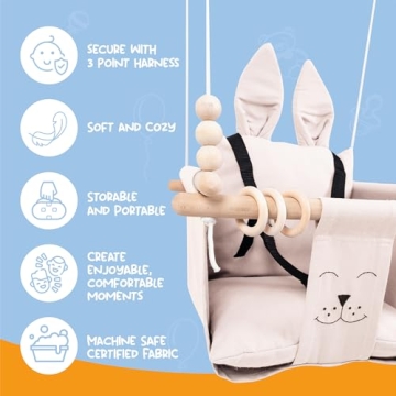 Mass Lumber Baby Swing Safe Durable Portable Indoor Outdoor