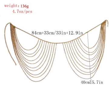 Brishow Crystal Belly Chain for Women - Stylish and Versatile
