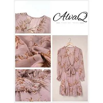 AlvaQ Floral A-Line Sundress for Stylish Comfort