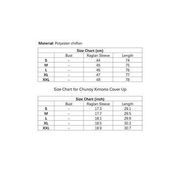 Chunoy Women's Palm Floral Summer Chiffon Kimono Cover Up Short Sleeve Beach Wear Loose Lightweight Cardigan Capes Green X-Large