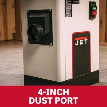 JET 6-Inch Long Bed Jointer, 3 HSS Knives, 1 HP, 1Ph 115/230V (Model JJ-6CSDX)