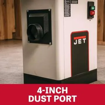 JET 6-Inch Long Bed Jointer, 3 HSS Knives, 1 HP, 1Ph 115/230V (Model JJ-6CSDX)