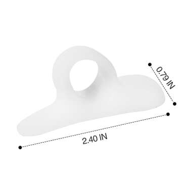 Comfort & Relief: 4Pairs Gel Hammer Toe Cushions for Pain and Discomfort