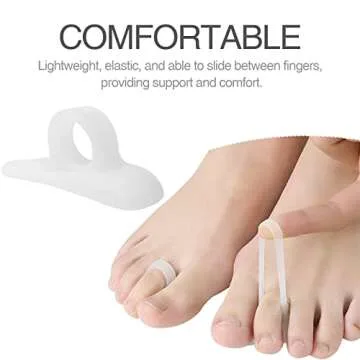 4Pairs Gel Hammer Toe Cushions for Pain Relief and Comfort