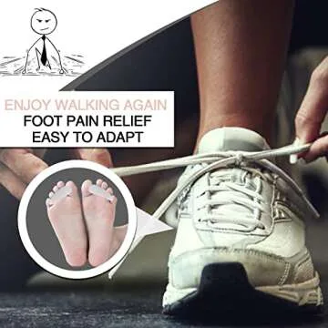 4Pairs Gel Hammer Toe Cushions for Pain Relief and Comfort