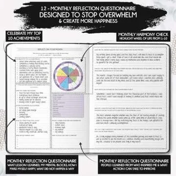 Law of Attraction Planner 2025 - Hourly, Weekly & Monthly Goal Setting Planner, 12 Month Journey to Increase Productivity | Life & Gratitude Journal, Include Foldable Vision Board, Gift Box & Stickers