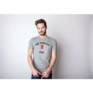 Coolest Pop Fathers Day Punny Humor T-Shirt for Dads