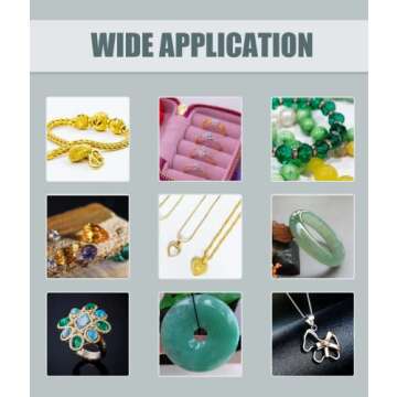 Jewelry Glue Gel,Weglau Glue for Jewelry, for Glass, Ceramic, Metal, Crafts, & Repair, Jewelry Glue Gel - 2.1 fl oz Bottle,with Anti Clog Cap