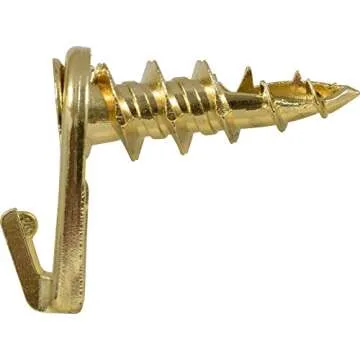 Hillman 122403 Small Self-Drilling White Wall Driller Picture Hangers 50lbs Package of 2