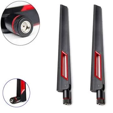 WiFi Antenna Dual Band 2.4GHz 5.8GHz 10 DBI RP-SMA Router for PCI-E WiFi Network Card USB Wireless Adapter Security IP Camera