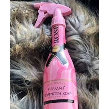 FRAMAR Rose Hair Spray Bottle – Spray Bottle for Hair, Fine Mist Spray Bottle, Mister Spray Bottle, Plant Mister, Water Spray Bottle - Rose Color