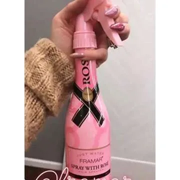 FRAMAR Rose Hair Spray Bottle – Spray Bottle for Hair, Fine Mist Spray Bottle, Mister Spray Bottle, Plant Mister, Water Spray Bottle - Rose Color