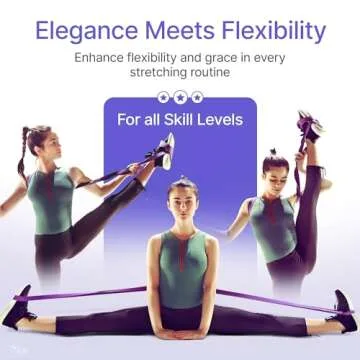 Premium Stretch Bands for Dancers - Flexibility & Ballet Stretching Band, Dance Equipment for Splits...
