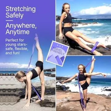 Premium Stretch Bands for Dancers - Flexibility & Ballet Stretching Band, Dance Equipment for Splits & Strength, Ideal Gifts for Ballet, Gymnastics, Cheerleading, Yoga and Pilates Training Stuff