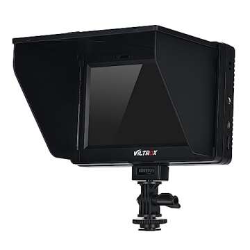 7 inch 4K HDMI Field Monitor Kit, VILTROX DC-70 II on Camera Monitor with HDMI Output, Peaking Focus...