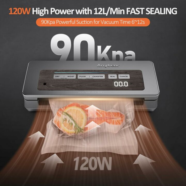 Vacuum Sealer Machine with Digital Countdown Display