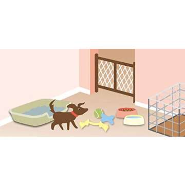 PuppyGoHere Dog Litter Box, Large Size, Blacksmithe Black, Durable & Pet Safe Puppy Litter Box, Indoor Open Top Entry Dog Litter Pan, Comfortable for Dogs, Great for Dogs up to 20 lbs