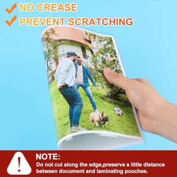 CAREGY Laminating Pouches, 300 Pack, 3 Mil, Clear Sheets