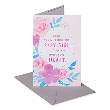 American Greetings Baby Shower Card for Girl - Count Down the Days!