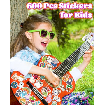 Gojmzo 600 PCS Cute Animal Vinyl Stickers for Kids