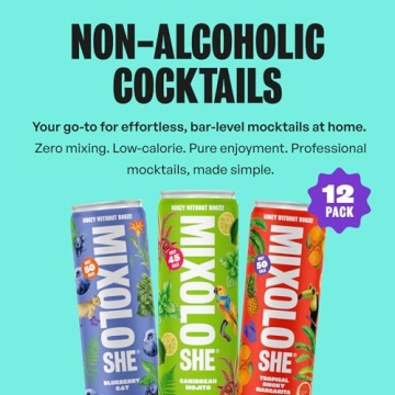 Mixoloshe Non-Alcoholic Mocktails Variety 12-Pack