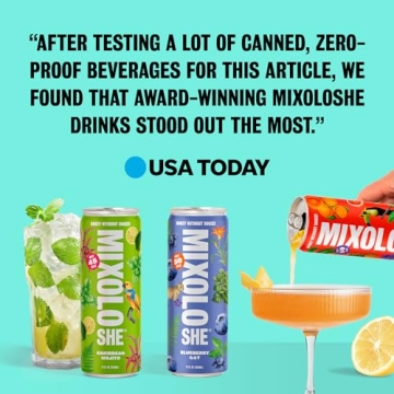 Mixoloshe Non-Alcoholic Mocktails Variety 12-Pack