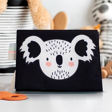 Soft Tummy Time Book with Colorful Features for Infants