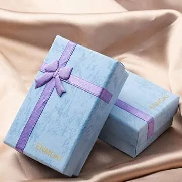 ENMOKI Geometric Cubic Zirconia Earrings for Women