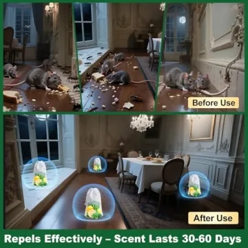 Natural Rodent Repellent, 32PCS Peppermint Oil Solution