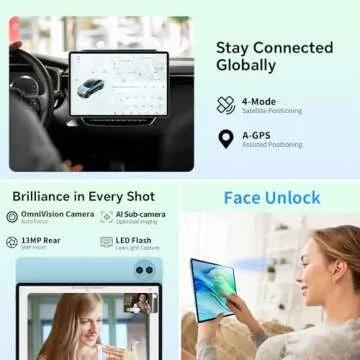 TECLAST Tablet 11 inch Android 14 Tablets, P50 14GB+128GB,1TB Expand, Widevine L1 Compatible 8-Core Tablet with 5G WiFi, 8000mAh Battery, 13MP Camera, 11" IPS Big Screen, GPS