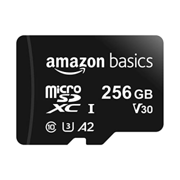 Amazon Basics Micro SDXC Card 256GB with Adapter for All Devices