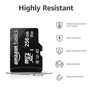 Amazon Basics 256GB Micro SDXC Card with Adapter Power