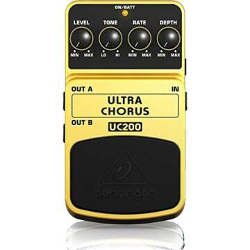 Behringer UC200 Ultra Chorus Pedal for Guitarists