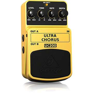 Behringer UC200 Ultra Chorus Pedal for Guitarists