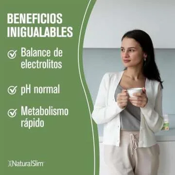 NaturalSlim Natural Potassium Citrate Gluconate 99 mg - Kadsorb Supports Electrolyte Balance & Normal pH - Absorbable Potassium Supplements with Essential Minerals - Non GMO 400 Capsules 1 Pack