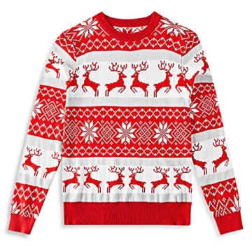 Funnycokid Boys Ugly Christmas Sweater - Kids Holiday Top 8-10
