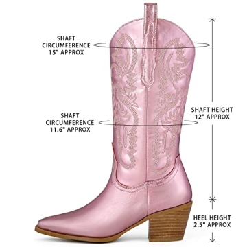 Stylish MUCCCUTE Women's Cowgirl Boots for Every Occasion