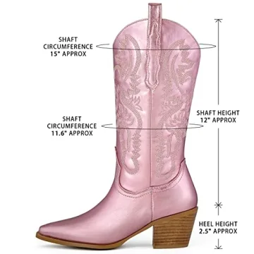Stylish MUCCCUTE Women's Cowgirl Boots for Every Occasion