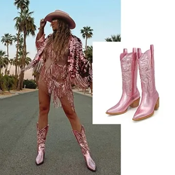 Stylish MUCCCUTE Women's Cowgirl Boots for Every Occasion