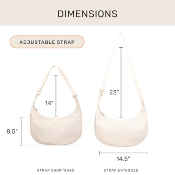 Jadyn Crescent Bag Large Anti-Theft Crossbody for Women