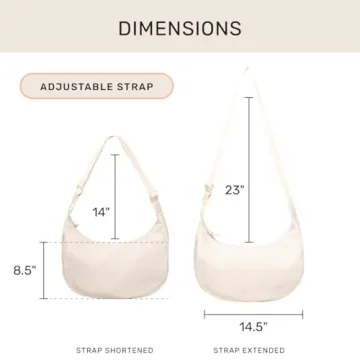 Jadyn Crescent Bag Large Anti-Theft Crossbody for Women