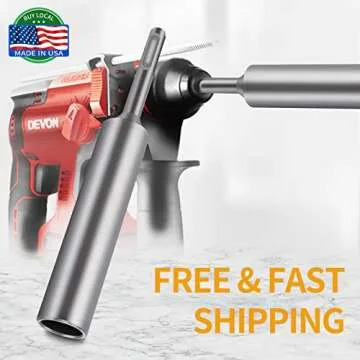 SDS-Plus Ground Rod Driver for 5/8” & 3/4” Ground Rods Great for All SDS Plus Hammer Drills Steel. (1)