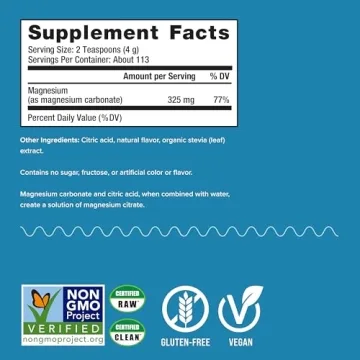 Natural Vitality CALM Magnesium Supplement Powder for Stress