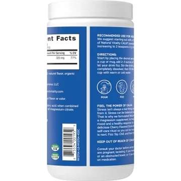 Natural Vitality CALM Magnesium Supplement Powder for Stress