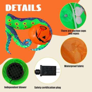 Discover Dazzle Bright 5.3 FT Halloween Inflatable Decoration