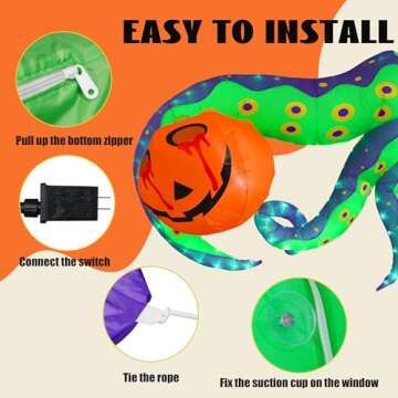 Discover Dazzle Bright 5.3 FT Halloween Inflatable Decoration