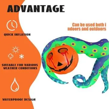 Discover Dazzle Bright 5.3 FT Halloween Inflatable Decoration