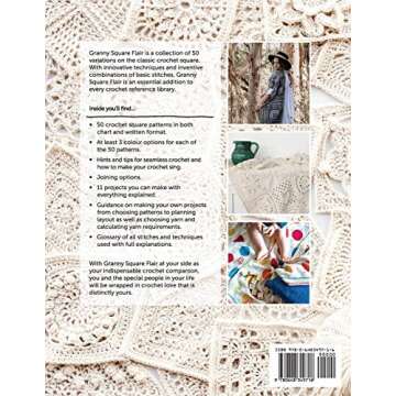 Granny Square Flair US Terms Edition: 50 Fresh, Modern Variations of the Classic Crochet Square